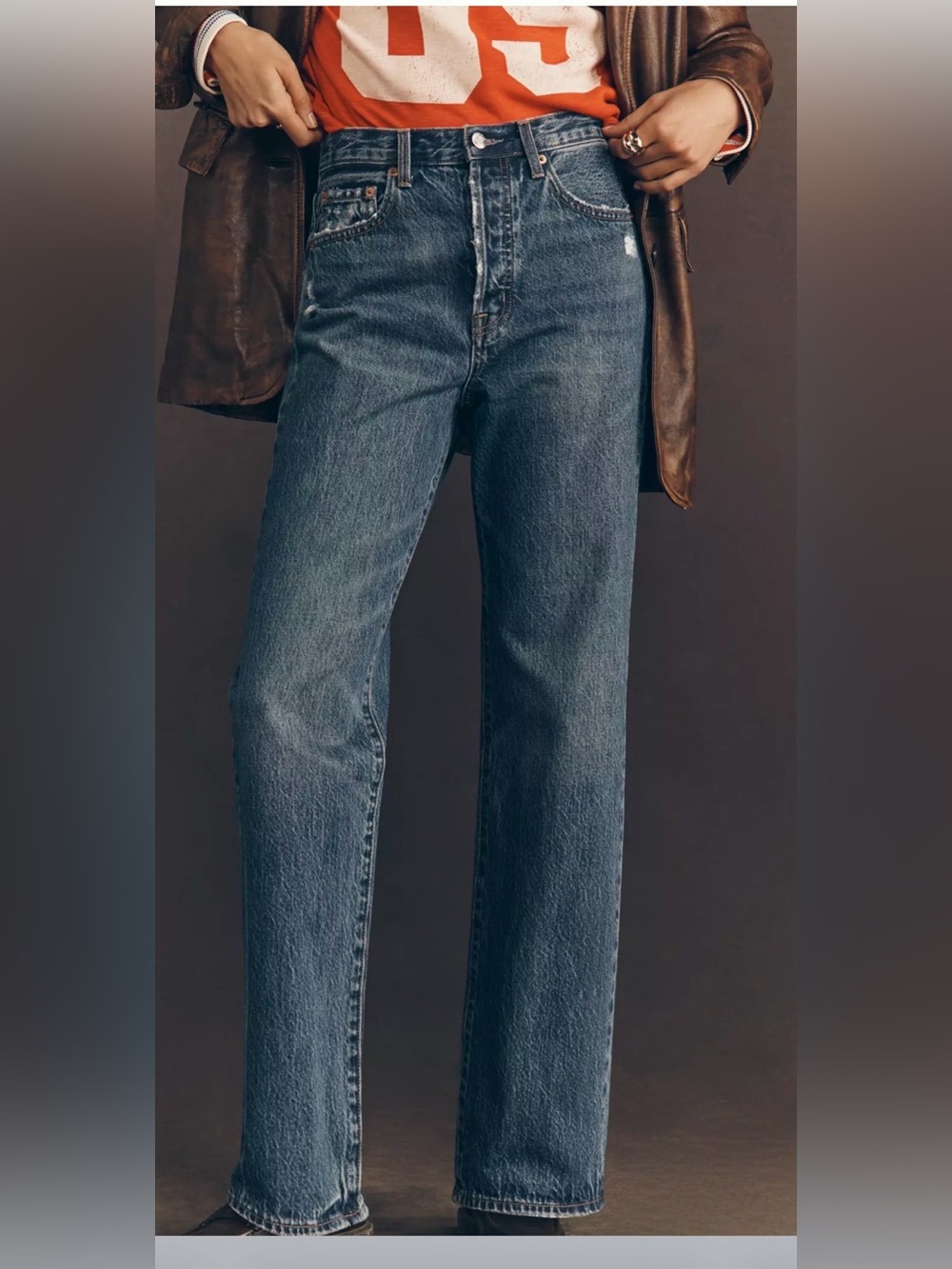 pistola Cassie High Rise Straight Leg Jeans in Cameo Vintage
